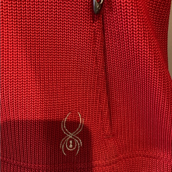 Women’s red and white Spyder zip up jacket Size M - Picture 4 of 5